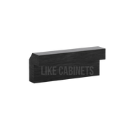 Smokey Ash Shaker Angle Light Rail Moulding