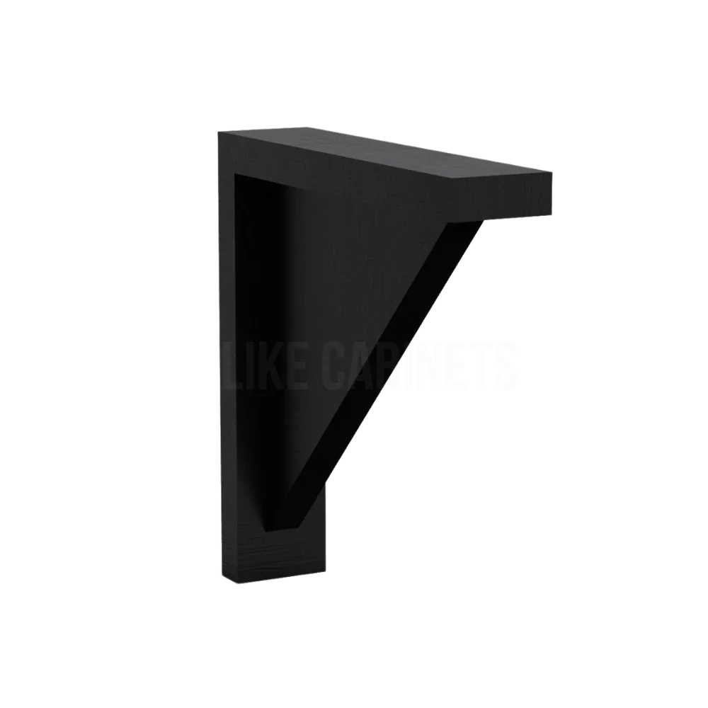 Iron Black Shaker Cabinet Corbel 9''H