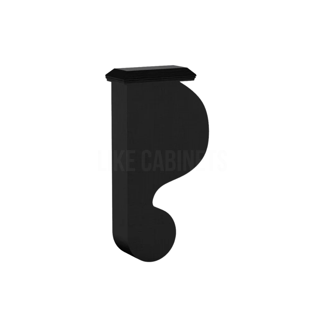 Iron Black Corbel 12 3/4''H