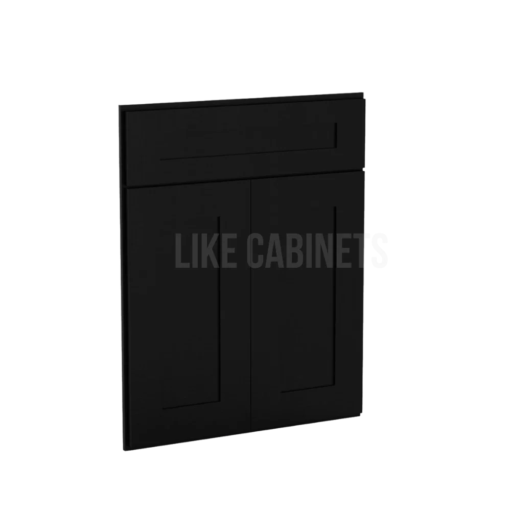 Iron Black Corner Sink Base Front