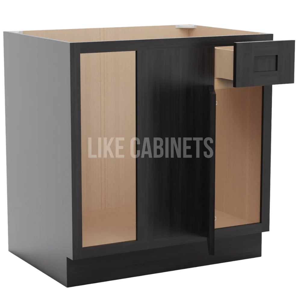 Smokey Ash Blind Corner Base Cabinet (L/R interchangeable)