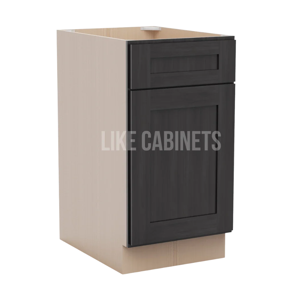 Smokey Ash Trash Base Cabinet