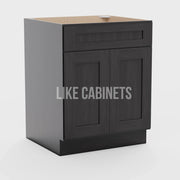 Smokey Ash Sink Base 27''