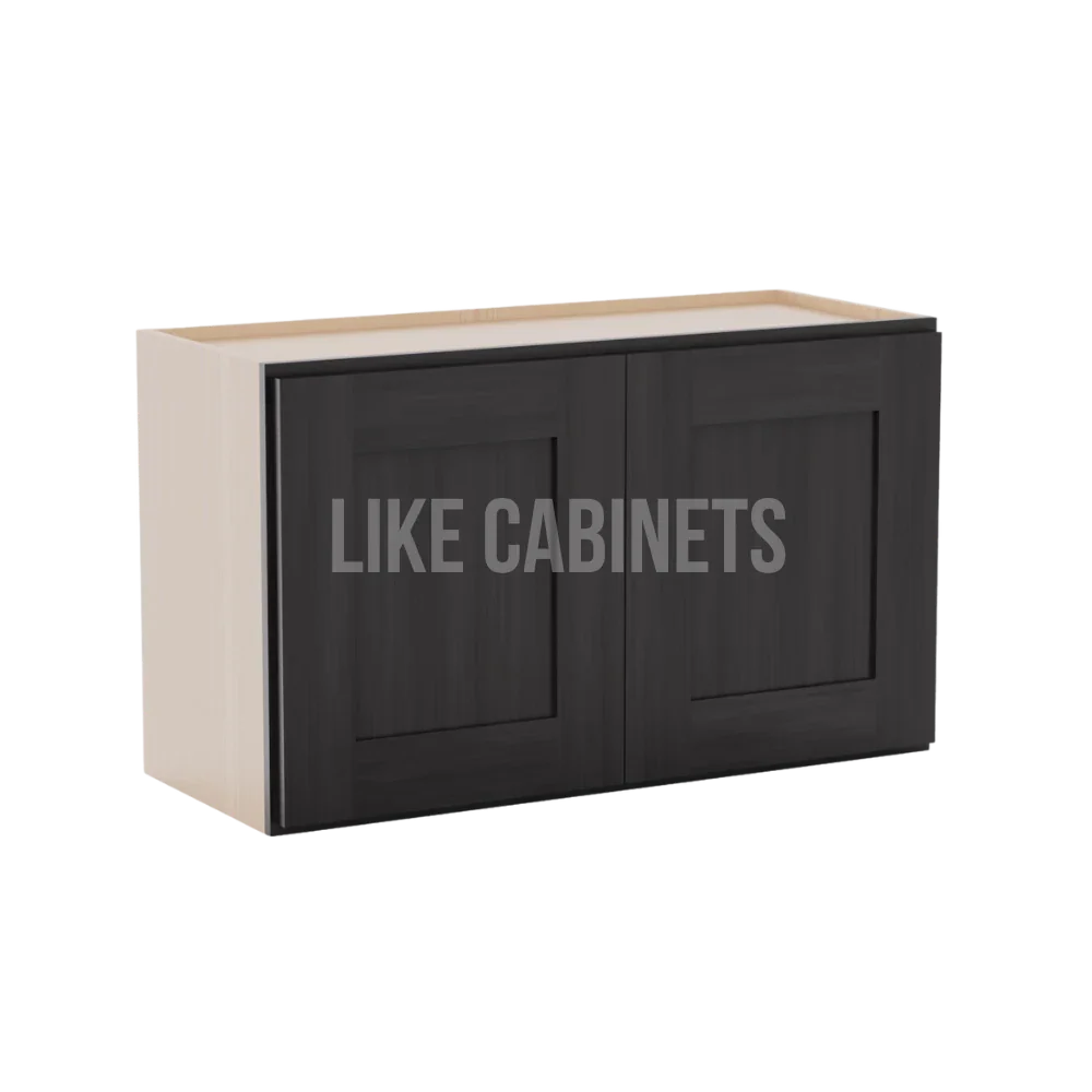 Smokey Ash 18'' H Double Door Wall Cabinet