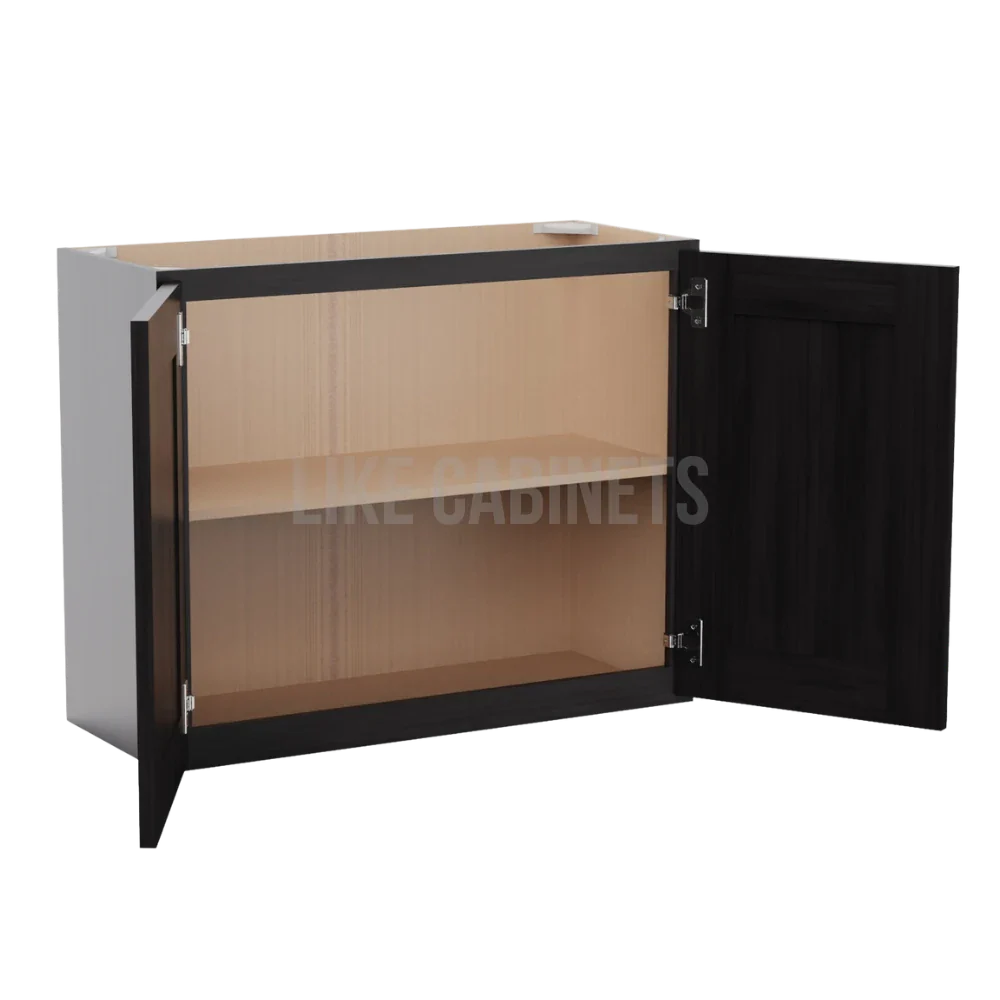 Smokey Ash 24'' H Double Door Wall Cabinet