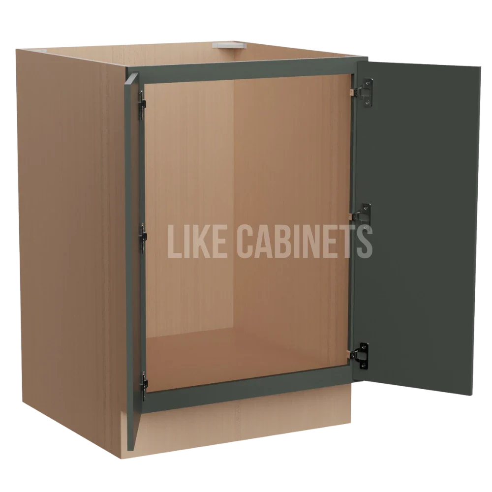 Slim Aston Green Base Cabinet Base Cabinet Full Height Door