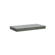 Slim Aston Green White Floating Shelf