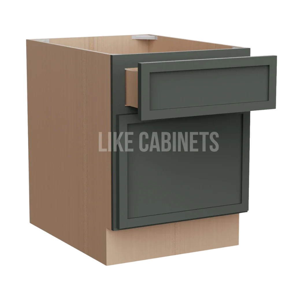 Slim Aston Green MINI Base Cabinet