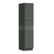 Slim Aston Green 18'' W Two Single Door Utility Pantry Cabinet