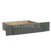 Slim Shaker Green Vanity Knee Drawer