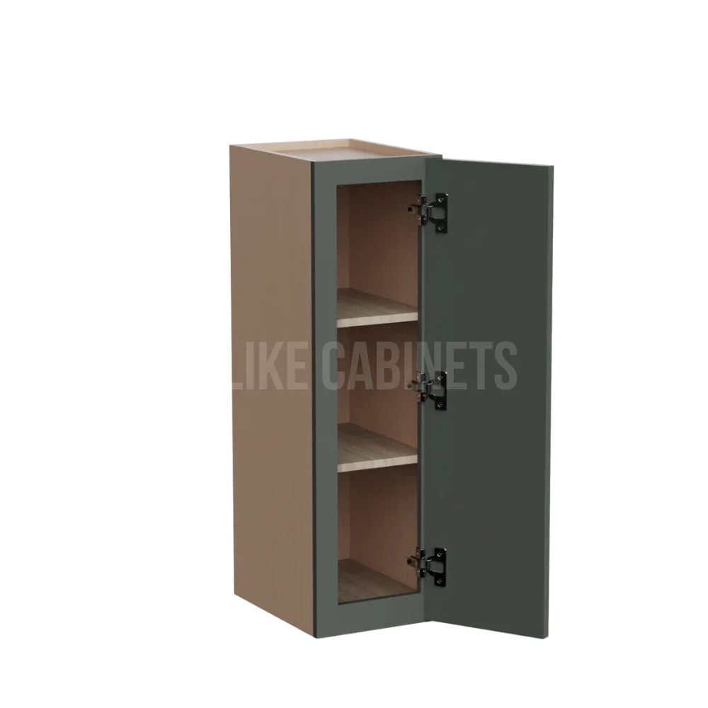 Slim Aston Green 30'' H Single Door Wall Cabinet