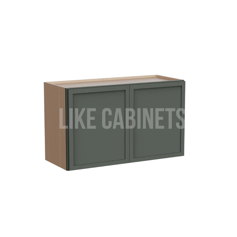 Slim Aston Green 18'' H Double Door Wall Cabinet