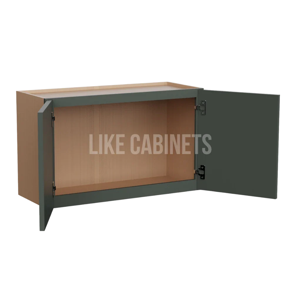 Slim Aston Green 18'' H Double Door Wall Cabinet