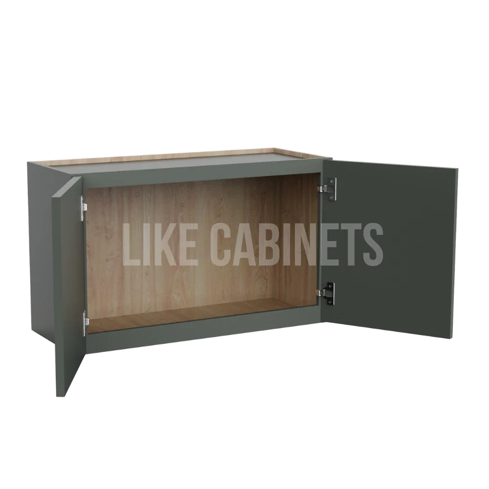 Slim Aston Green 18'' H Double Door Wall Cabinet