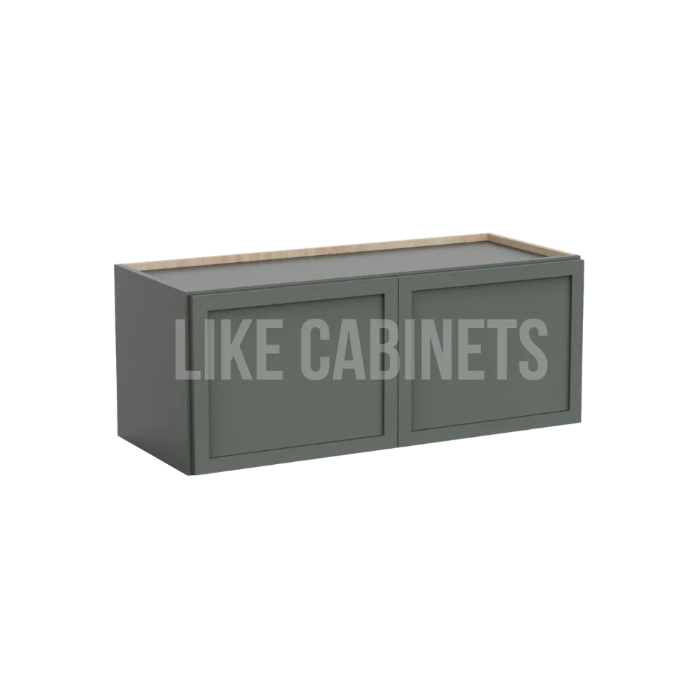 Slim Aston Green 12'' H Double Door Wall Cabinet