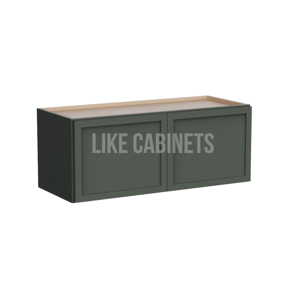 Slim Aston Green 15'' H Double Door Wall Cabinet