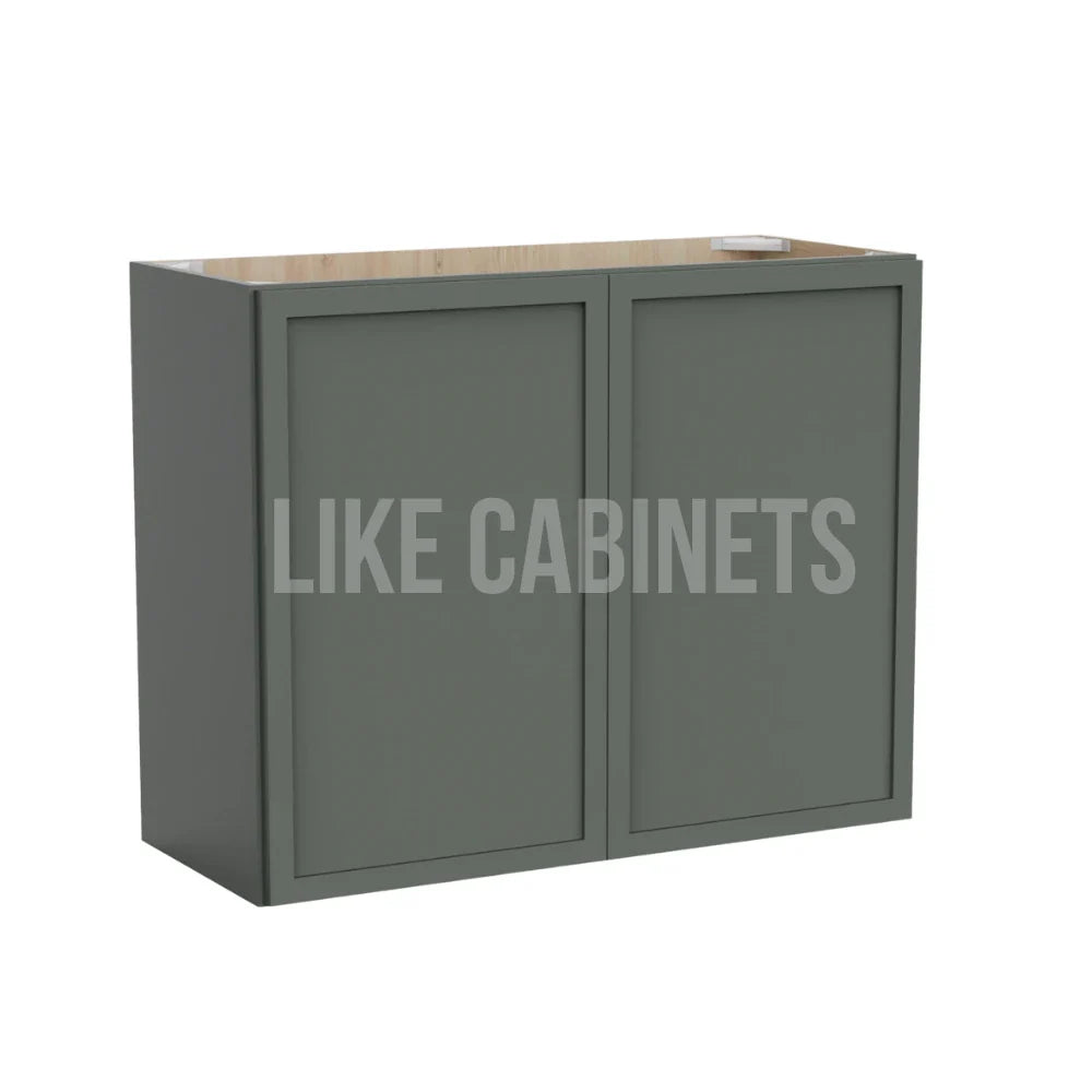 Slim Aston Green 24'' H Double Door Wall Cabinet