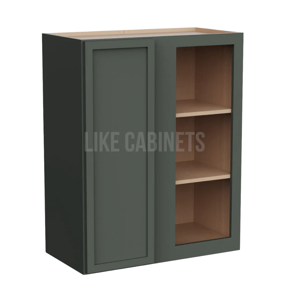 Slim Aston Green 30'' H Wall Blind Cabinet