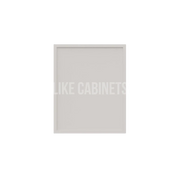 Dove White Slim Shaker Vanity Decorative Door Panel