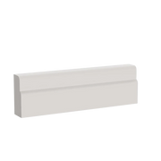Dove White Slim Shaker Furniture Base Moulding