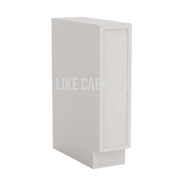 Dove White Slim Shaker Spice Pull Base Cabinet