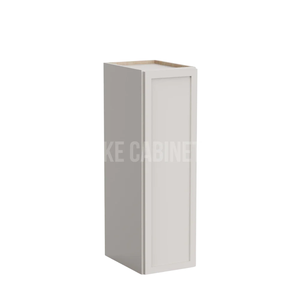 Dove White Slim Shaker 30''H Single Door Wall Cabinet
