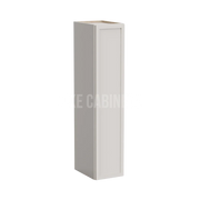 Dove White Slim Shaker 42''H Single Door Wall Cabinet