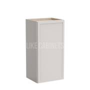 Dove White Slim Shaker 36''H Single Door Wall Cabinet