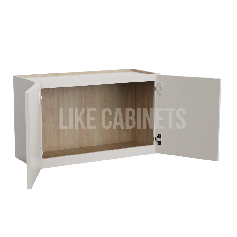 Slim Dove White 18'' H Double Door Wall Cabinet