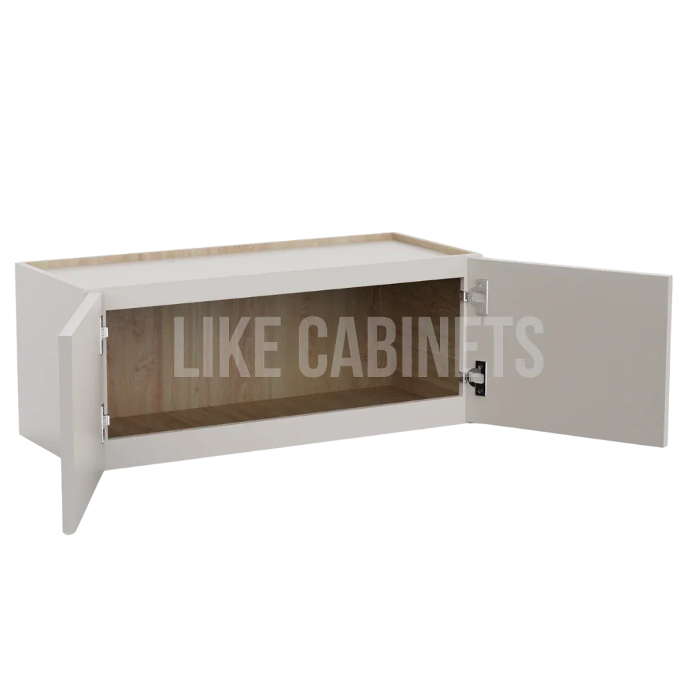 Slim Dove White 15'' H Double Door Wall Cabinet