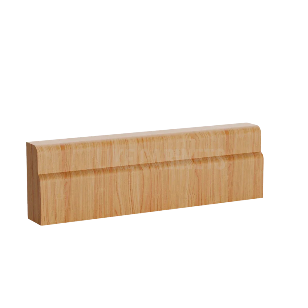Slim White Oak Shaker Furniture Base Moulding