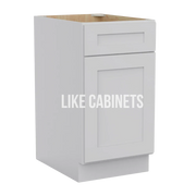 Shaker White Cabinet with Single Door & Drawer