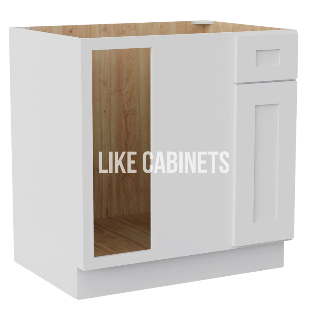 White Shaker Blind Corner Base Cabinet (L/R interchangeable)