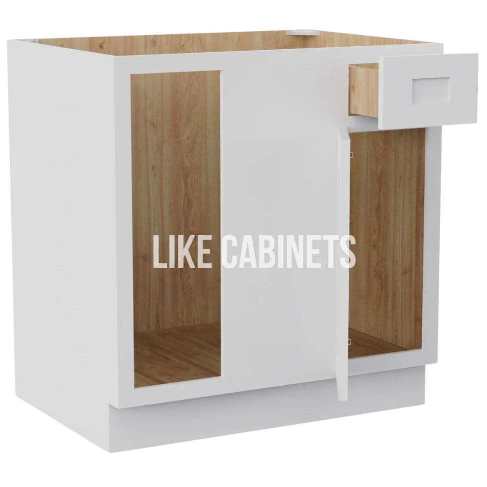 White Shaker Blind Corner Base Cabinet (L/R interchangeable)
