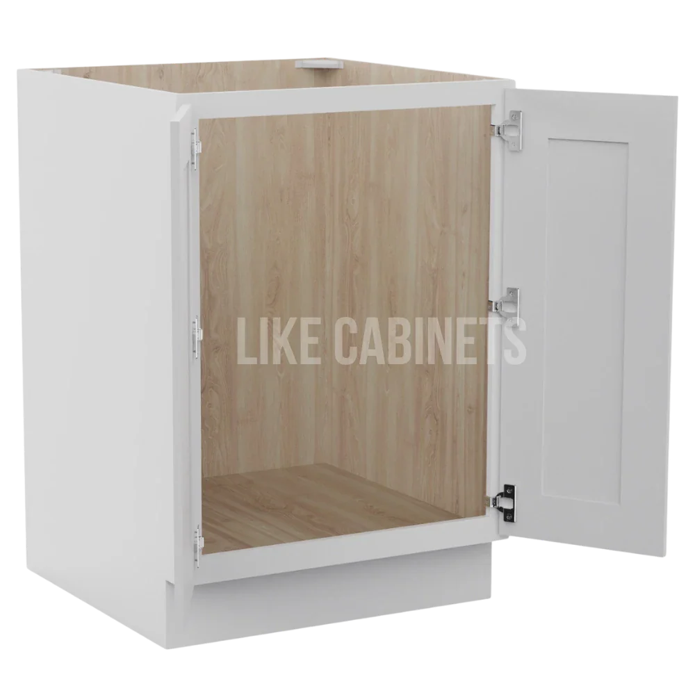 Shaker White Base Cabinet Base Cabinet Full Height Door