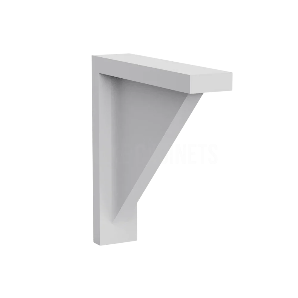 Shaker White Cabinet Corbel 9''H