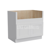 White Shaker Farmhouse Sink Base