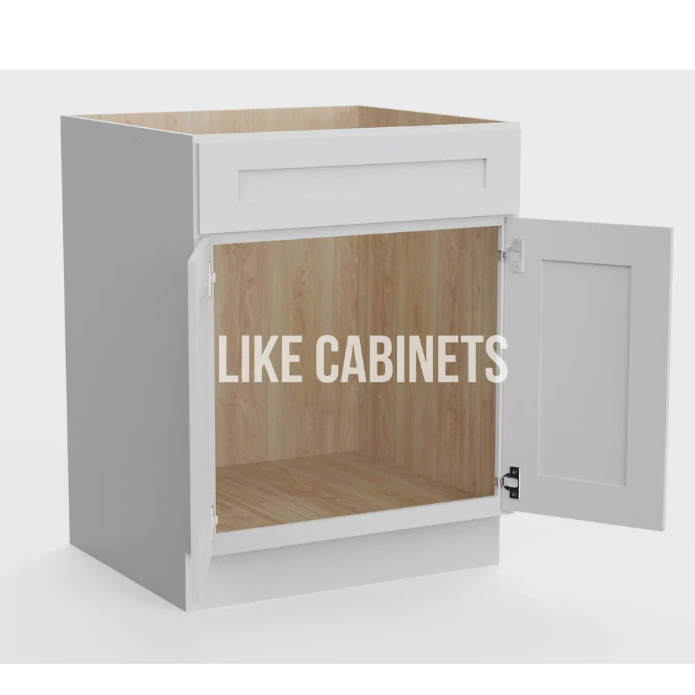 White Shaker Sink Base 27''