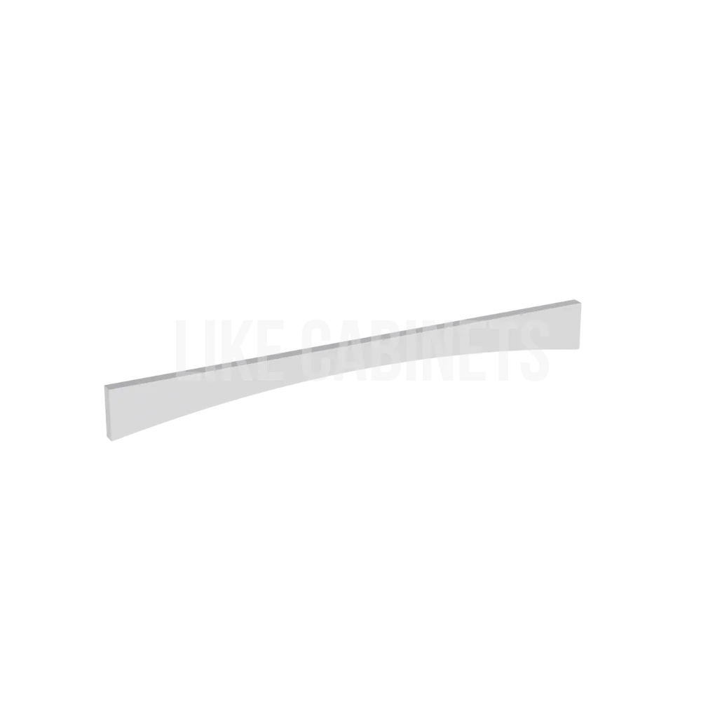 White Shaker Arched Valance