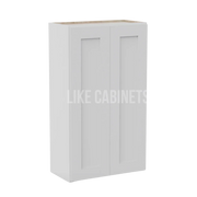 Shaker White 24″ Diagonal Corner Wall Cabinet