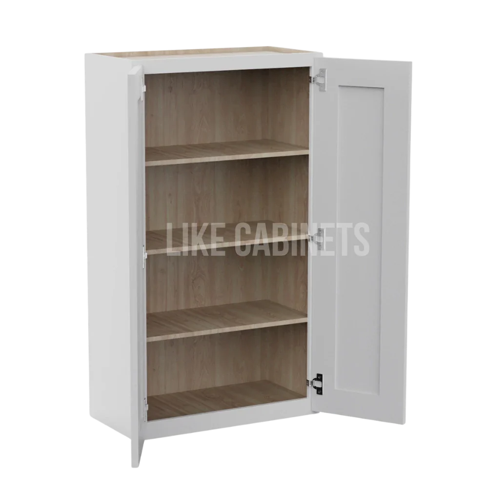 Shaker White 24″ Diagonal Corner Wall Cabinet