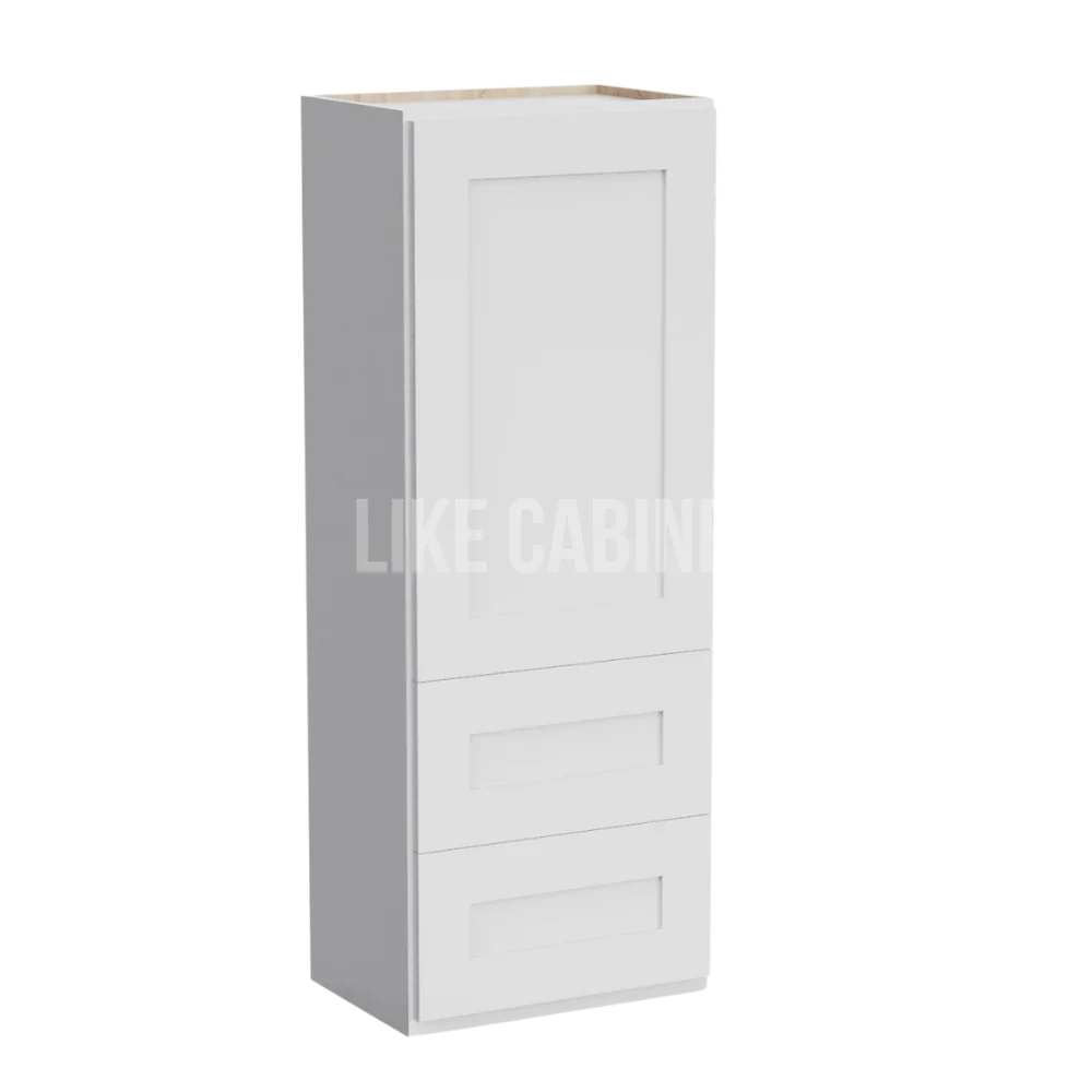 Shaker White 18''W Wall With Drawer Cabinet