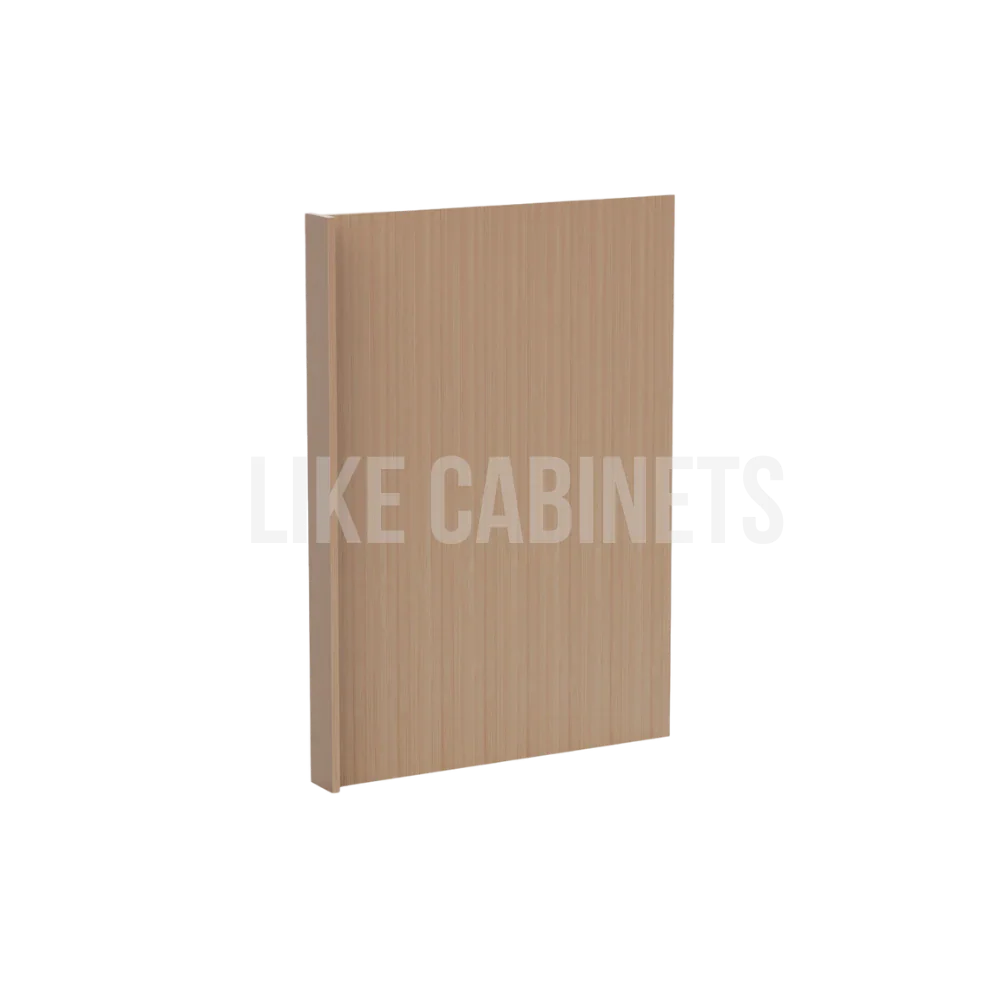 Slim White Oak Shaker Dishwasher Return Panel