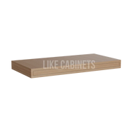 Slim White Oak Shaker Floating Shelf