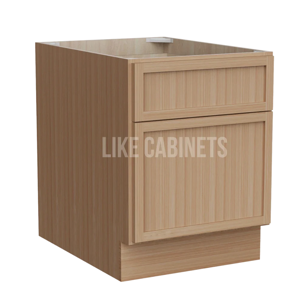 Slim White Oak MINI Base Cabinet