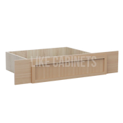 Slim White Oak Shaker Knee Drawer