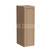 Slim White Oak 30'' H Single Door Wall Cabinet