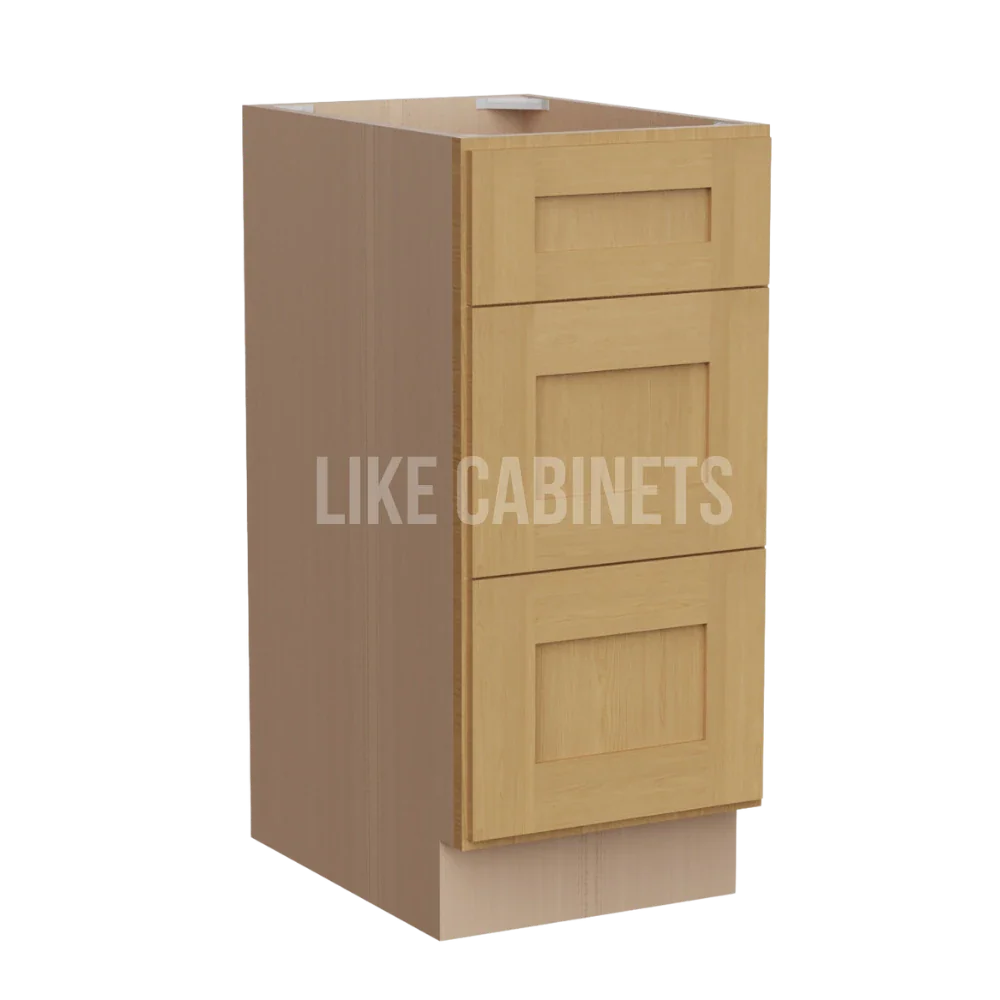 Treasure Chest Vanity Three Drawer Base Cabinet