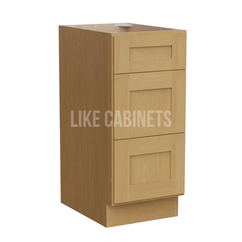 Treasure Chest Vanity Three Drawer Base Cabinet