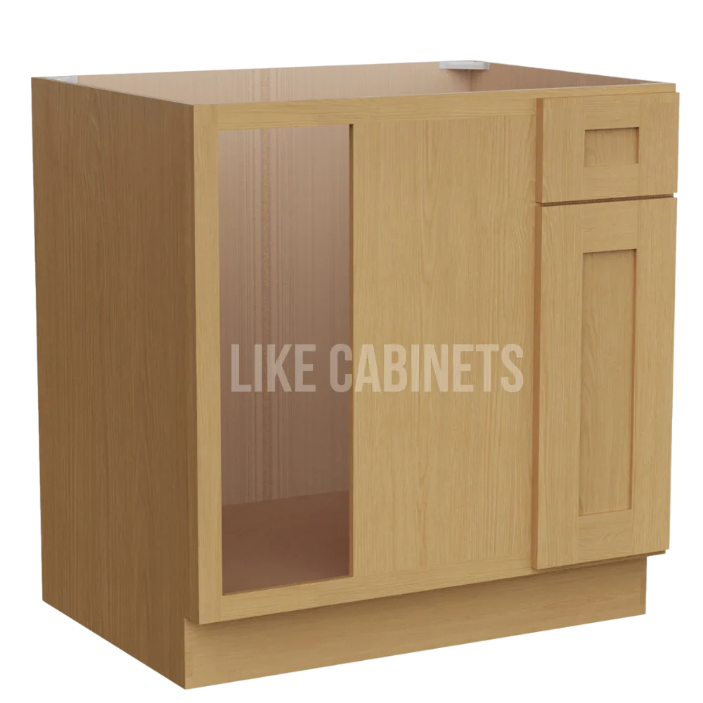 Treasure Chest Shaker Blind Corner Base Cabinet (L/R interchangeable)
